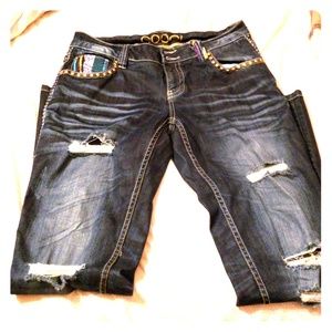 Distress / studded Coogi jeans